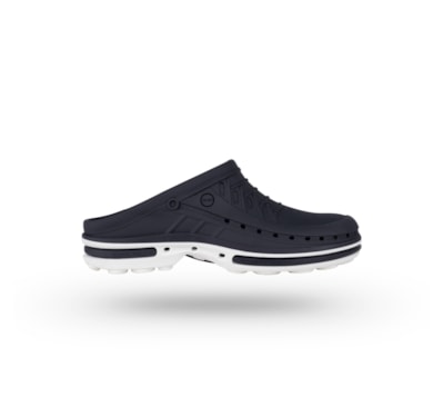 Socas Hospitalares Azul Marinho/Branco - CLOG 03