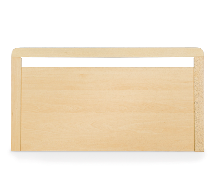 Conjunto cabeceiras, abertura superior rectangular, 1050mm, Acabamento Faia