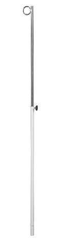 Haste de Soro Inox, com estrutura em tubo de Aço inox