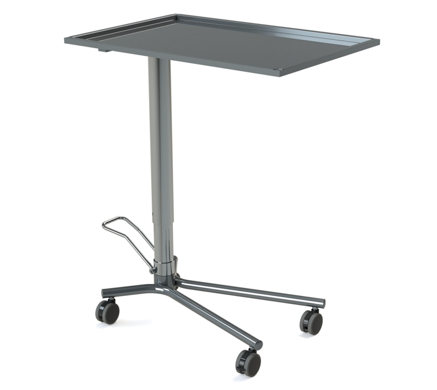 Mesa de Mayo em inox, c/ elevação hidráulica - 710x480x850-1250mm